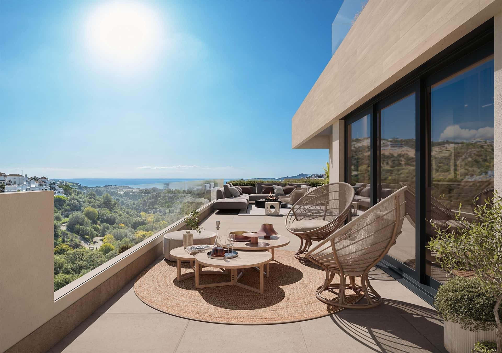 Takvåning i Marbella, Malaga, Spanien 3 sovrum, 168 kvm. Nr. 169553
