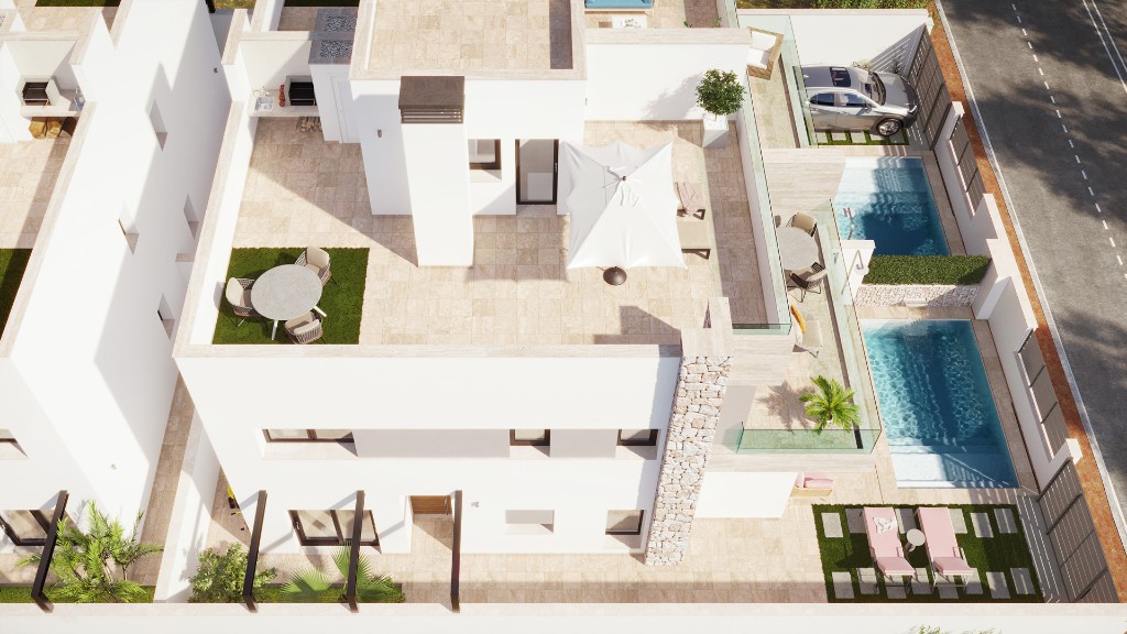 Townhouse in San Pedro del Pinatar, Murcia, Spain 3 bedrooms, 151 sq.m. No. 145092