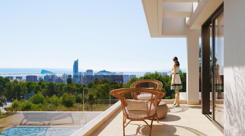 Вилла в Финестрат, Аликанте, Испания 4 спальни, 244м2 №145093