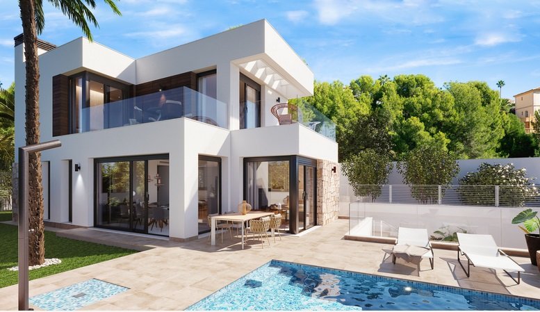 Вилла в Финестрат, Аликанте, Испания 4 спальни, 244м2 №145093