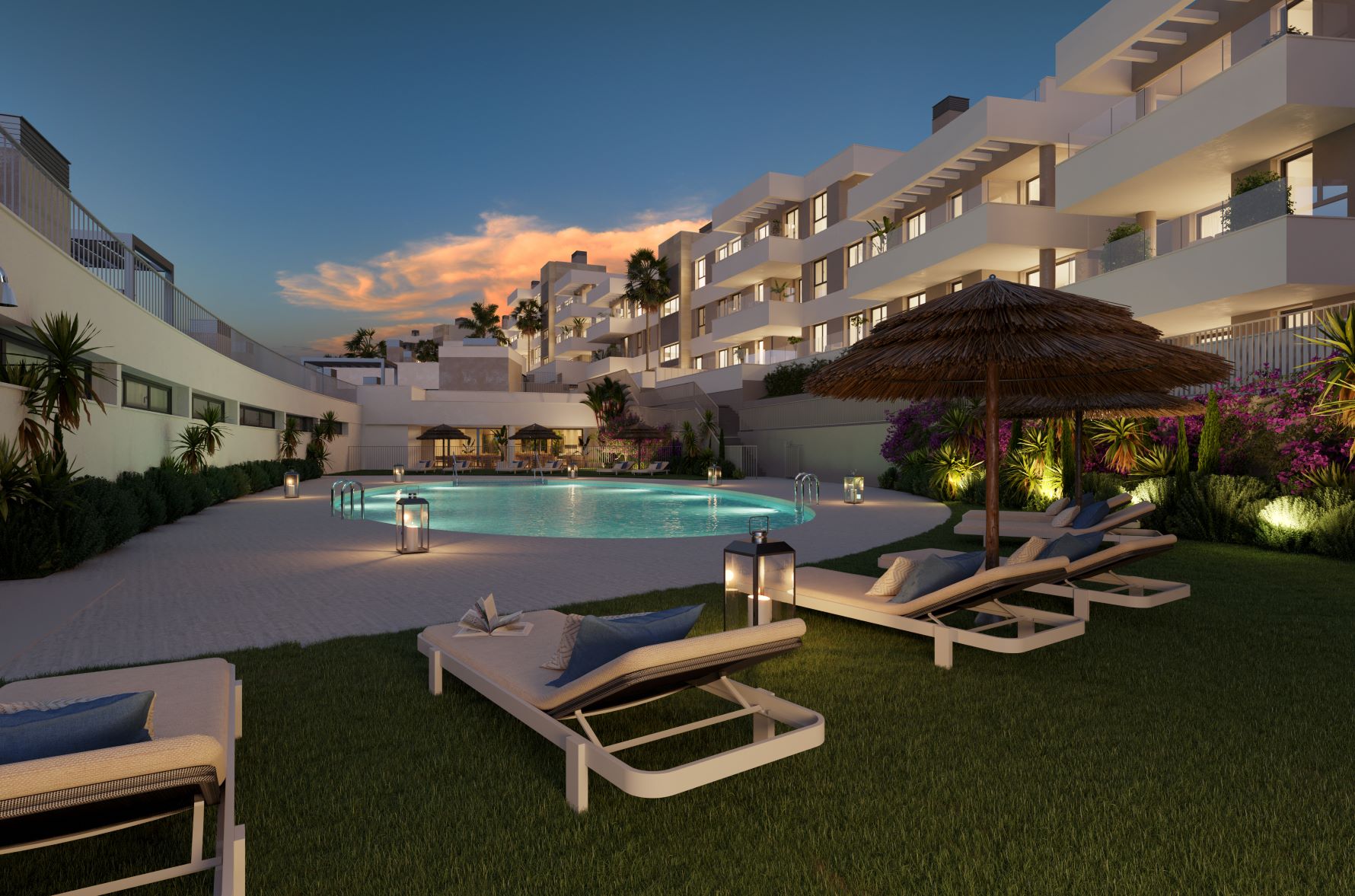 Bungalow in Estepona, Malaga, Spanien 2 Schlafzimmer, 102 m2 Nr. 136118