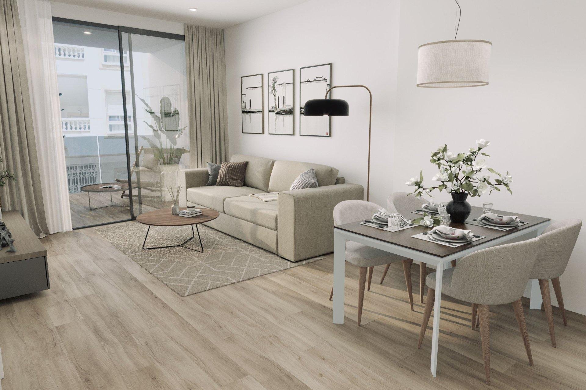Apartamento en Torrevieja, Alicante, España 1 dormitorio, 57 m2 No. 167997