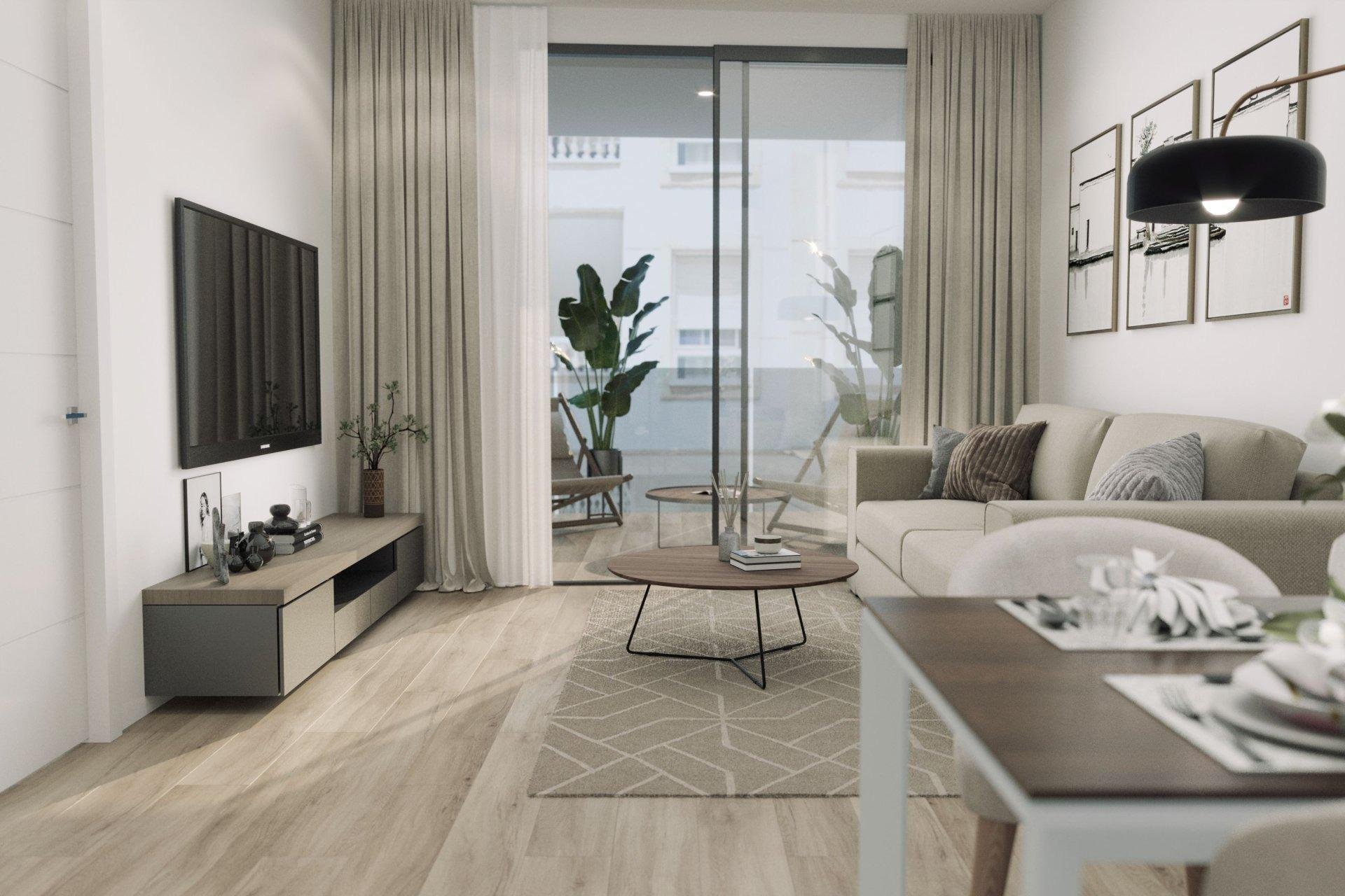 Apartamento en Torrevieja, Alicante, España 1 dormitorio, 57 m2 No. 167997