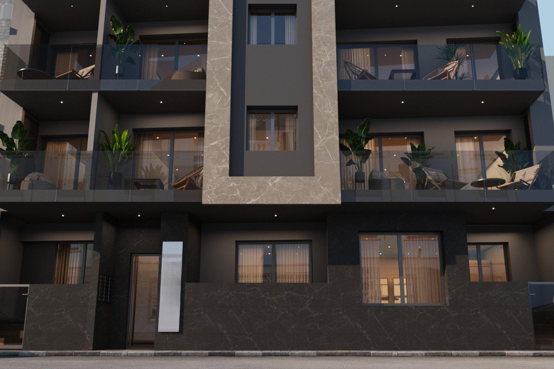 Apartamento en Torrevieja, Alicante, España 1 dormitorio, 57 m2 No. 167997