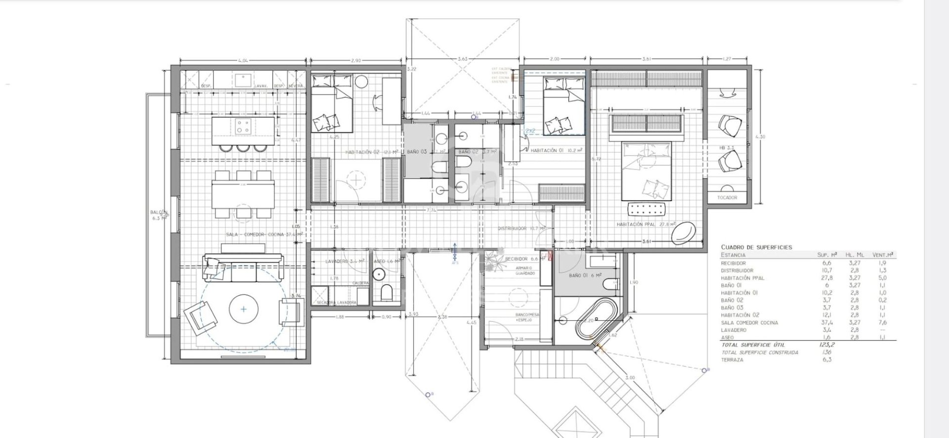 Dzīvoklis Barcelona, Spānijā 3 istabas, 139 m2 Nr. 158845
