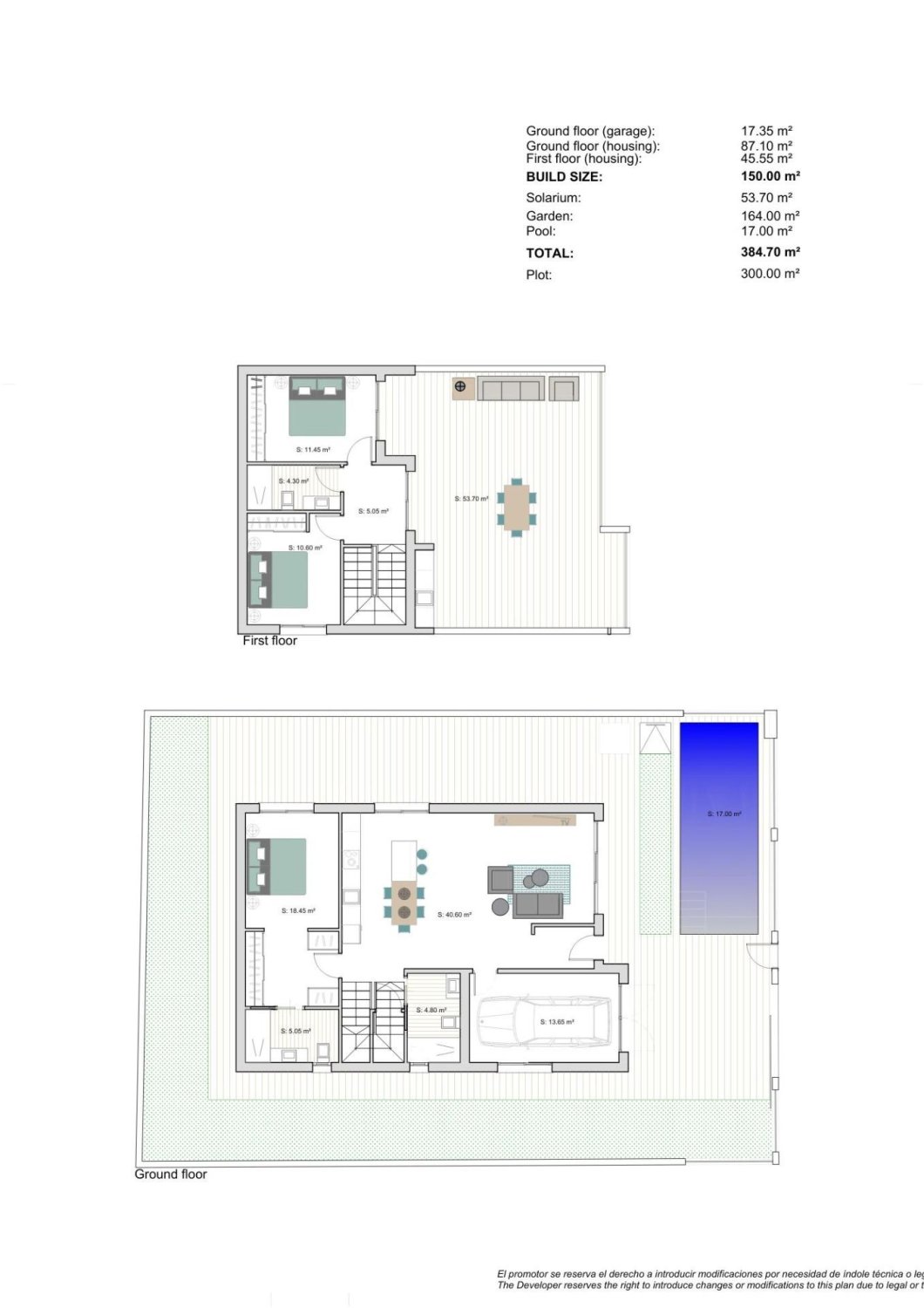 Villa à Los Alcazares, Murcia, Espagne 3 chambres, 150 m2 No. 149493