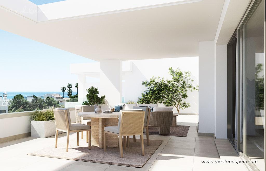 Apartament w Estepona, Malaga, Hiszpania 2 sypialnie, 98 mkw. nr 64356