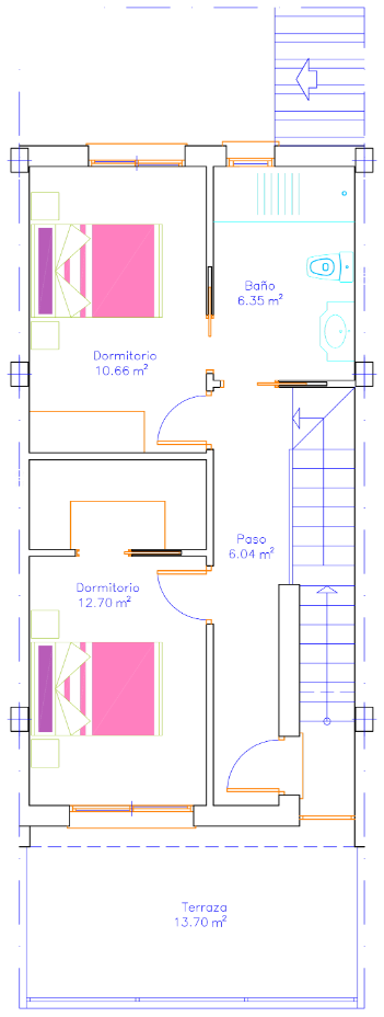Rindu māja San Pedro del Pinatar, Murcia, Spānijā 3 istabas, 109 m2 Nr. 191046