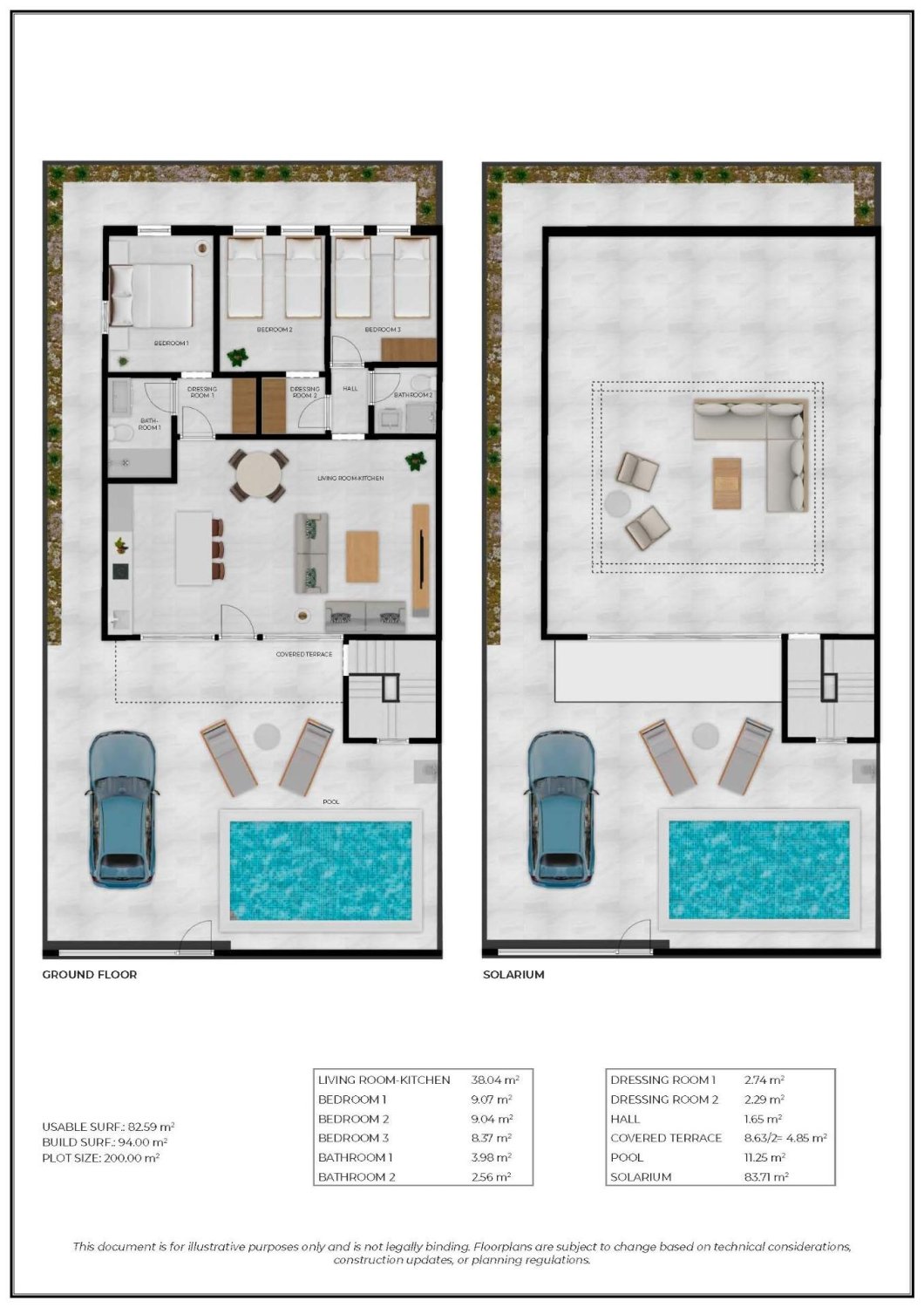 Villa Fuente Alamo, Murcia, Spānijā 3 istabas, 94 m2 Nr. 135093