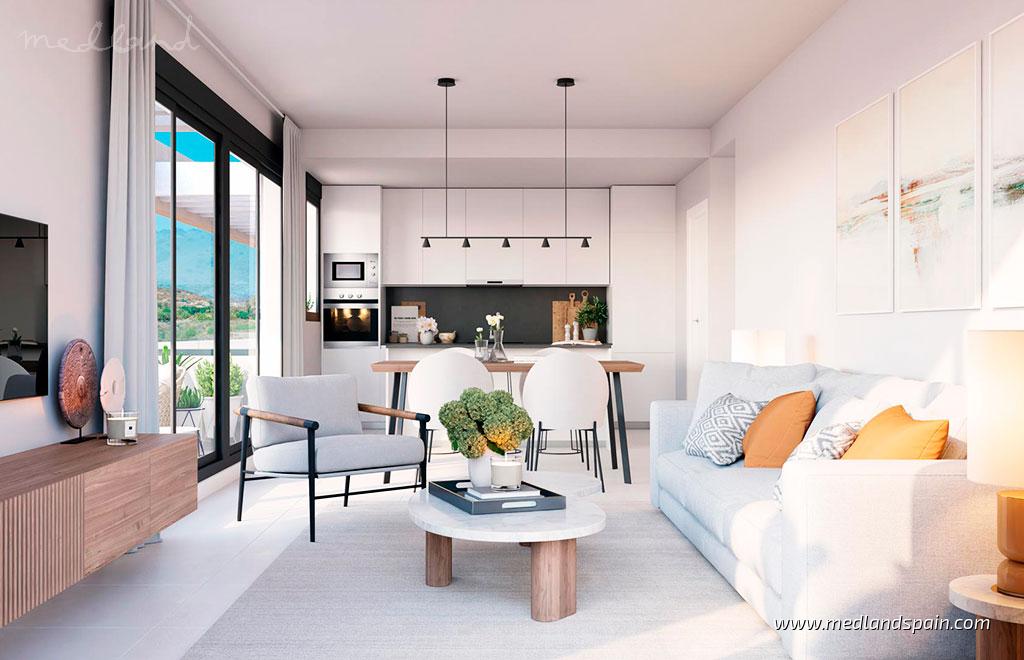 Apartamento en Casares, Málaga, España 3 dormitorios, 136 m2 No. 105109