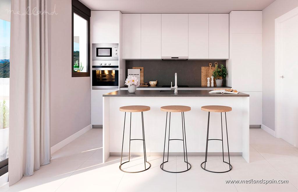 Apartamento en Casares, Málaga, España 3 dormitorios, 136 m2 No. 105109