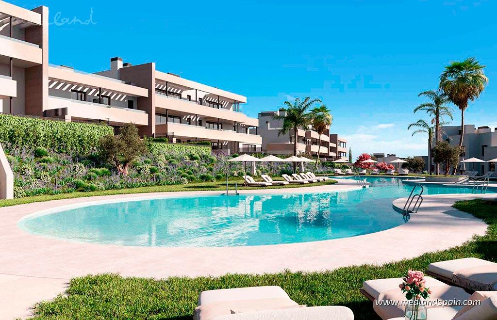 Apartamento en Casares, Málaga, España 3 dormitorios, 136 m2 No. 105109