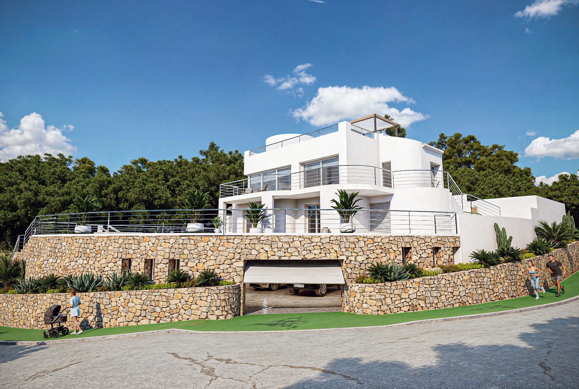 Villa en Altea, Alicante, España 4 dormitorios, 416 m2 No. 163256