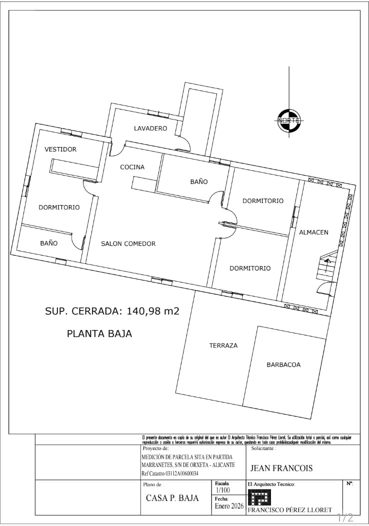 Finca à Orxeta, Alicante, Espagne 3 chambres, 254 m2 No. 192499