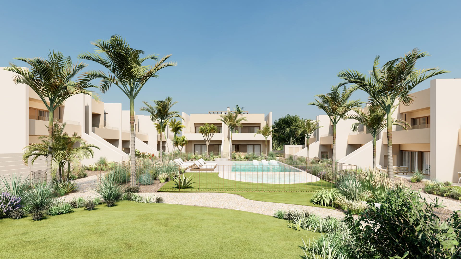 Bungalow a San Javier, Murcia, Spagna 3 camere da letto, 90 mq. N° 136268