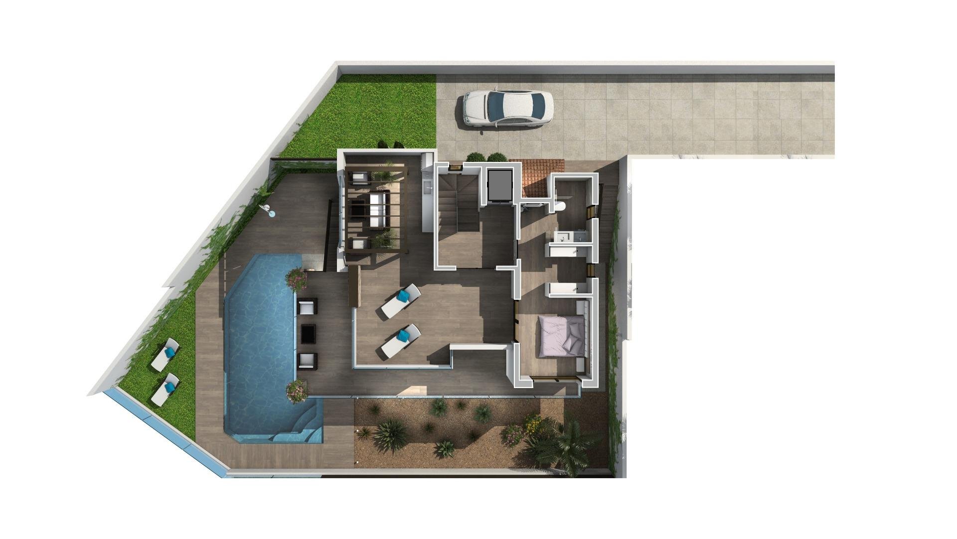 Villa Ciudad Quesada, Alicante, Spānijā 3 istabas, 124 m2 Nr. 142618