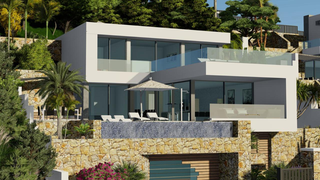 Вилла в Кальпе, Аликанте, Испания 4 спальни, 427м2 №142616