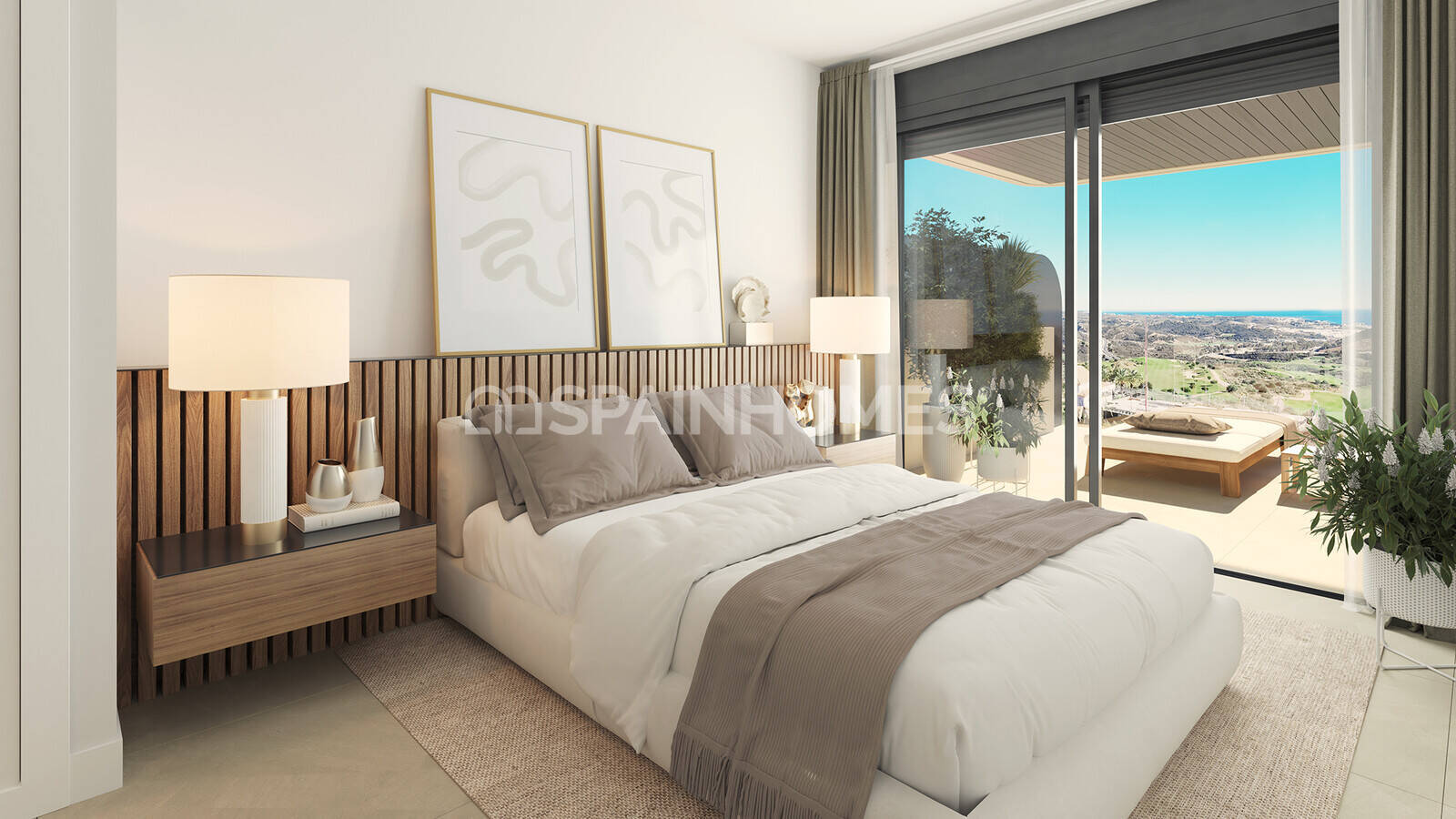 Takvåning i Mijas, Malaga, Spanien 2 sovrum, 73 kvm. Nr. 66115