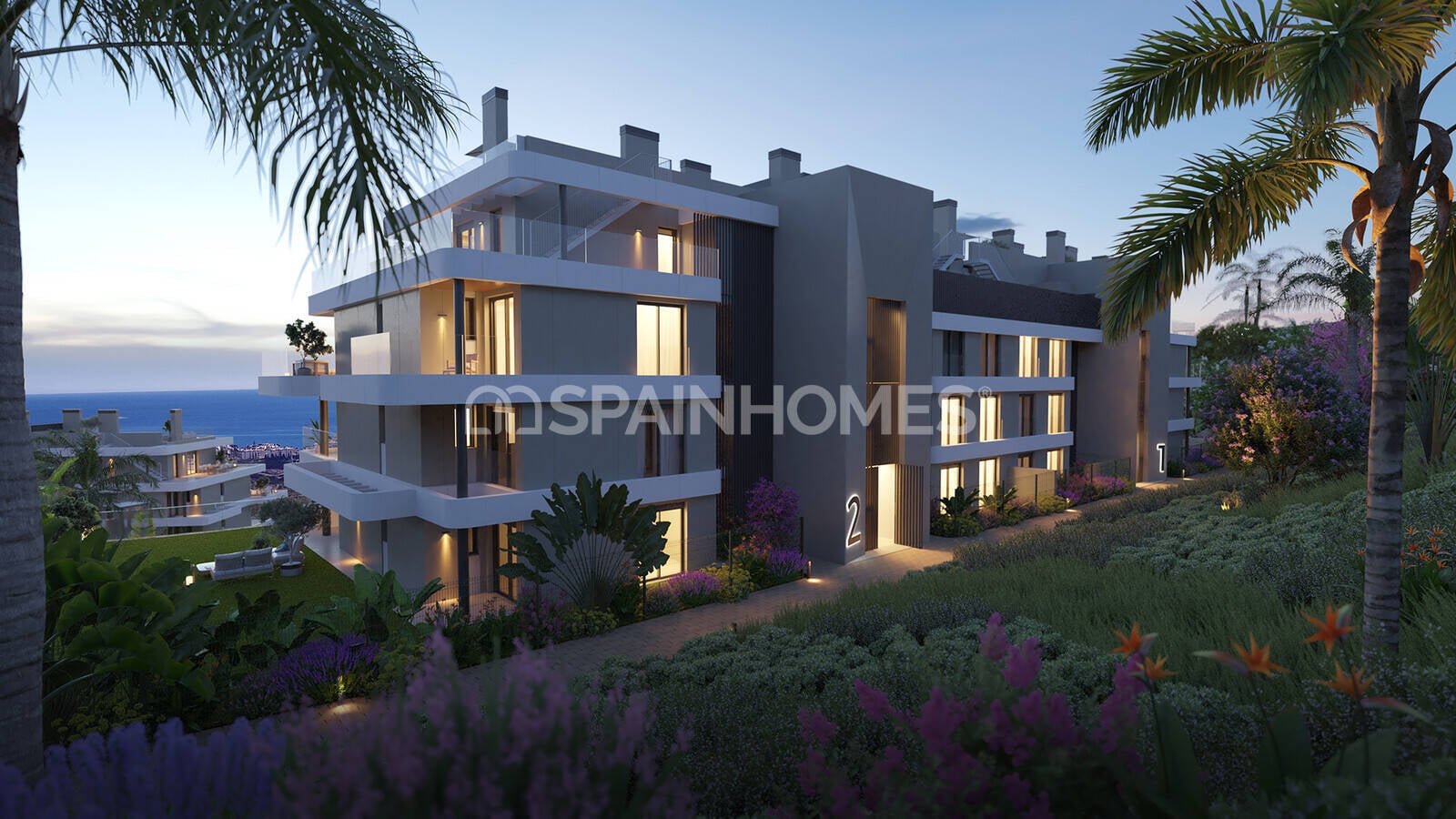 Takvåning i Mijas, Malaga, Spanien 2 sovrum, 73 kvm. Nr. 66115