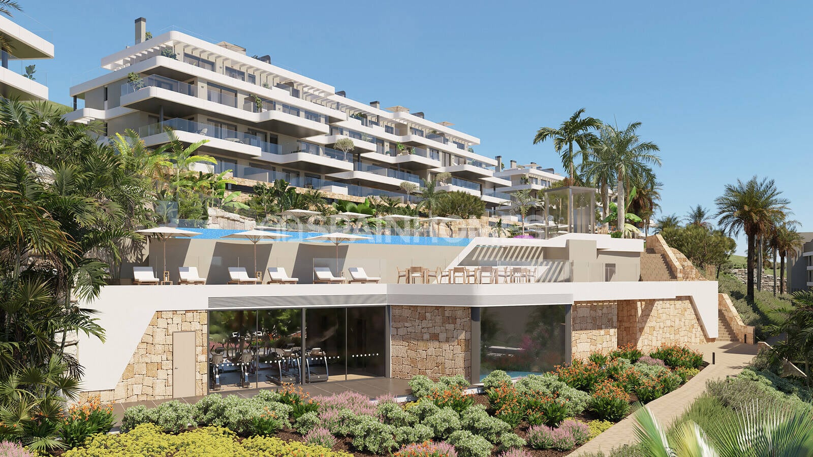 Takvåning i Mijas, Malaga, Spanien 2 sovrum, 73 kvm. Nr. 66115