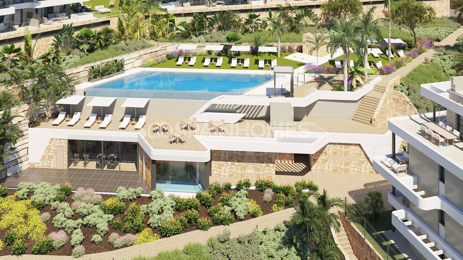 Takvåning i Mijas, Malaga, Spanien 2 sovrum, 73 kvm. Nr. 66115
