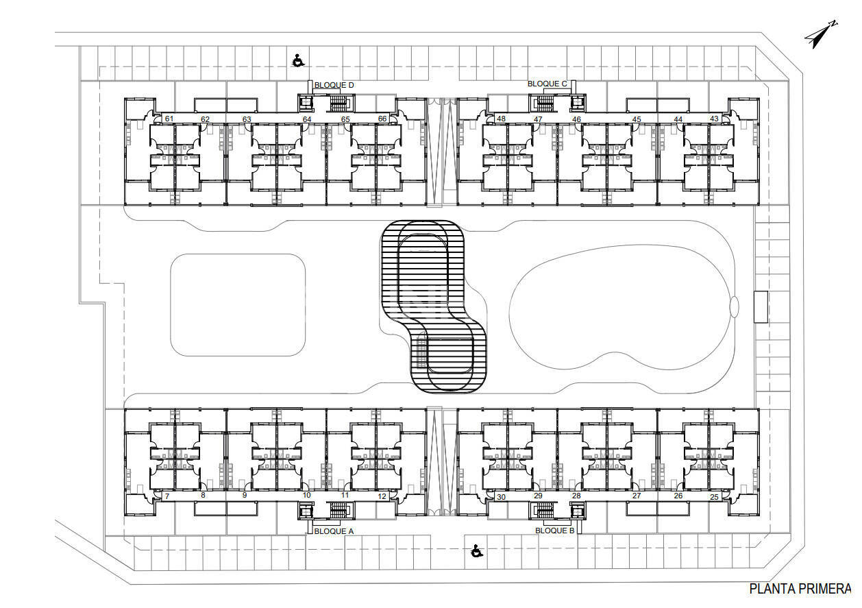 Apartamento en Torre-Pacheco, Murcia, España 2 dormitorios, 68 m2 No. 154361