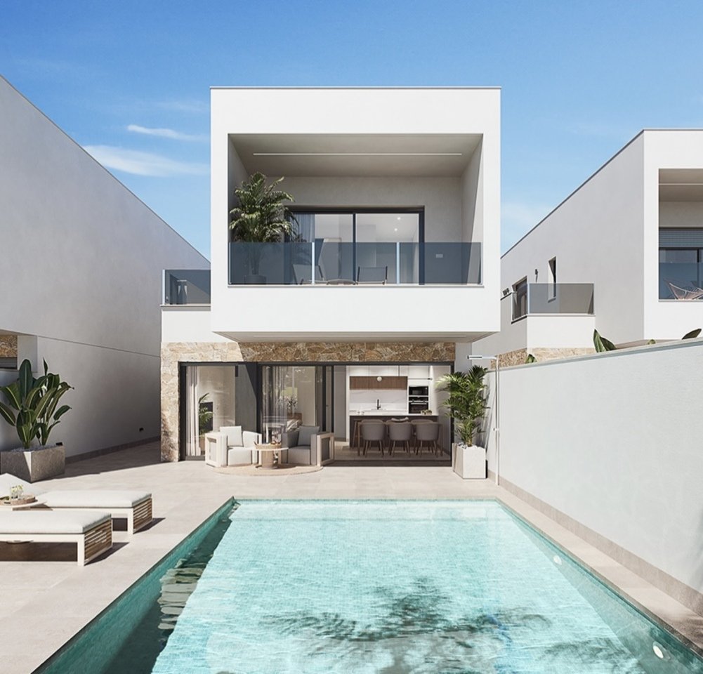 Villa a San Pedro del Pinatar, Murcia, Spagna 3 camere da letto, 112 mq. N° 150177