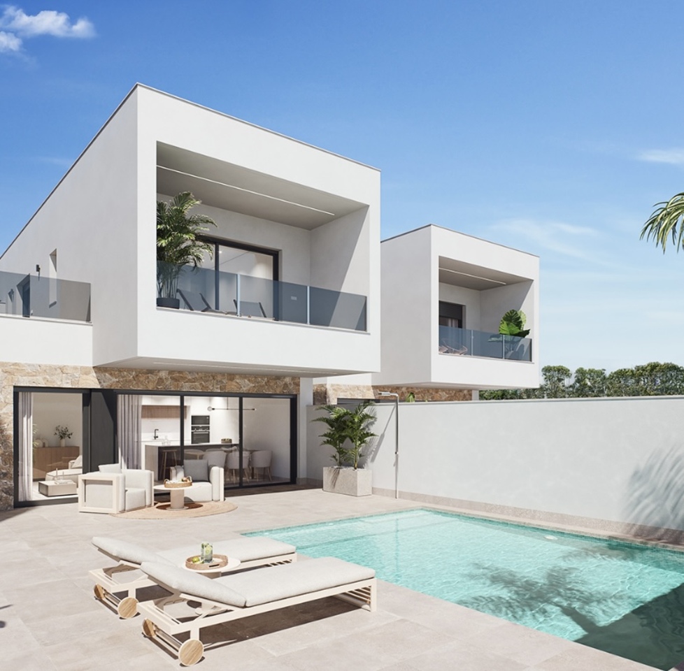 Villa a San Pedro del Pinatar, Murcia, Spagna 3 camere da letto, 112 mq. N° 150177