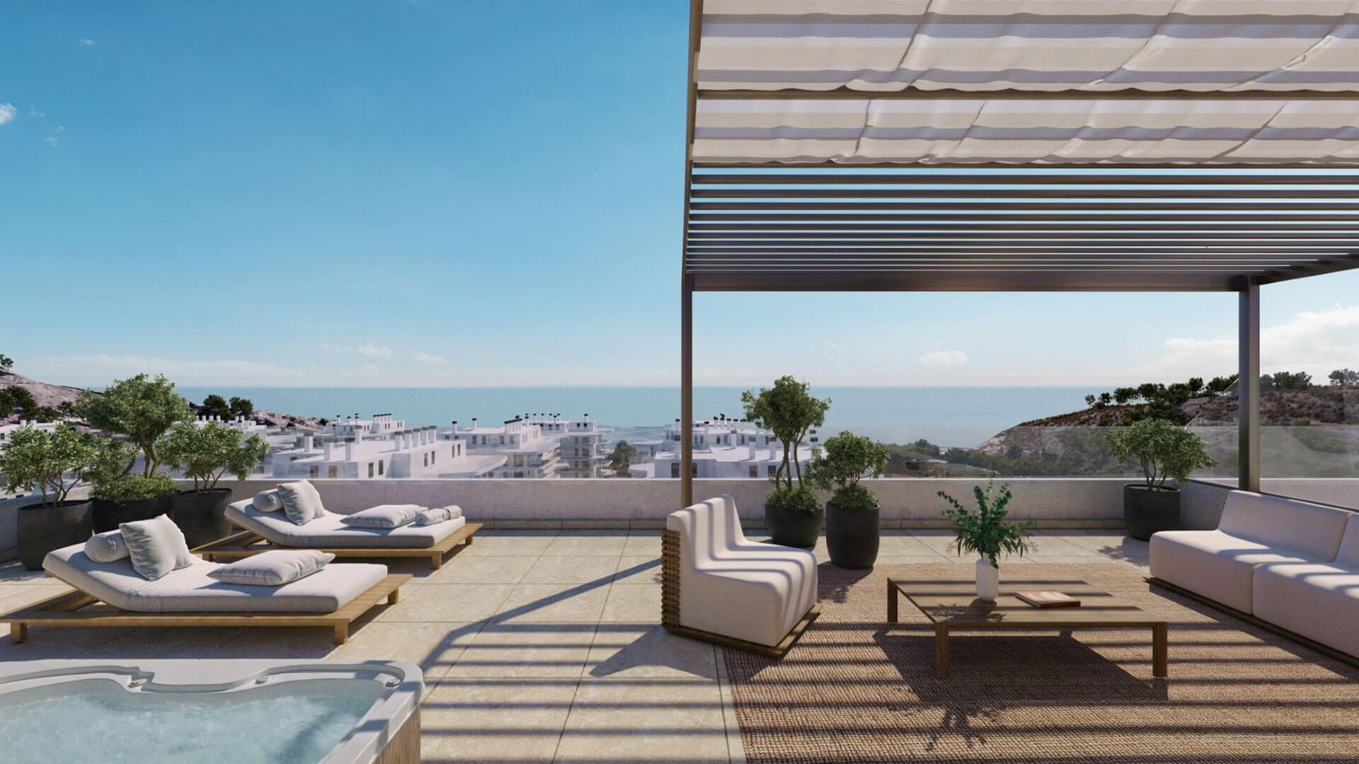 Apartamento en Orizonne, Villajoyosa, Alicante, España 3 dormitorios, 127 m2 No. 147294