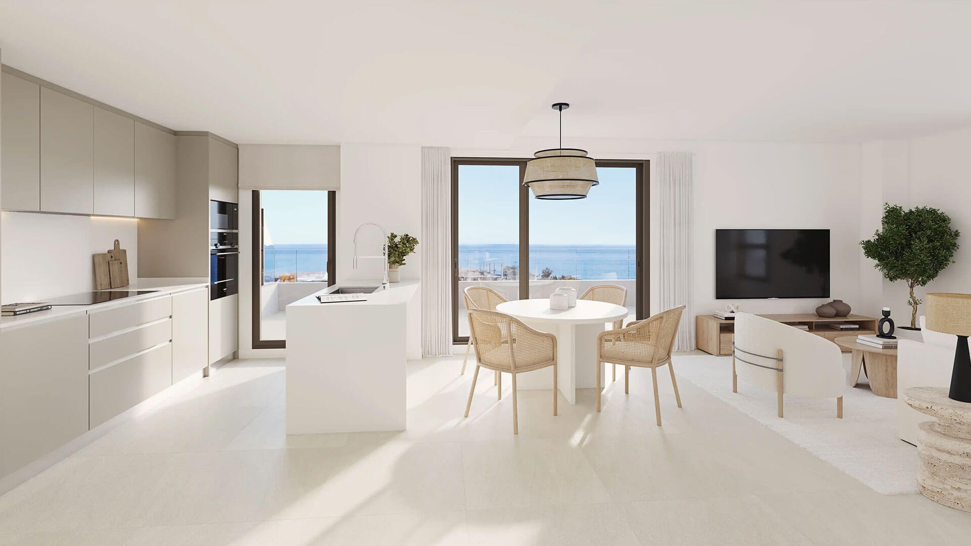 Huoneisto Orizonne, Villajoyosa, Alicante, Espanja 4 makuuhuonetta, 200 m2 No. 147295