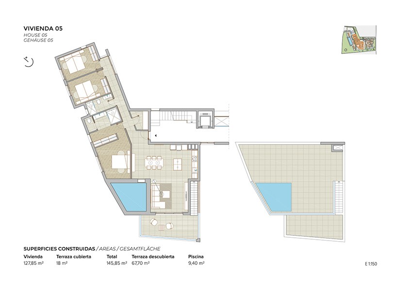 Квартира в Майорка, Испания 3 спальни, 145м2 №148204