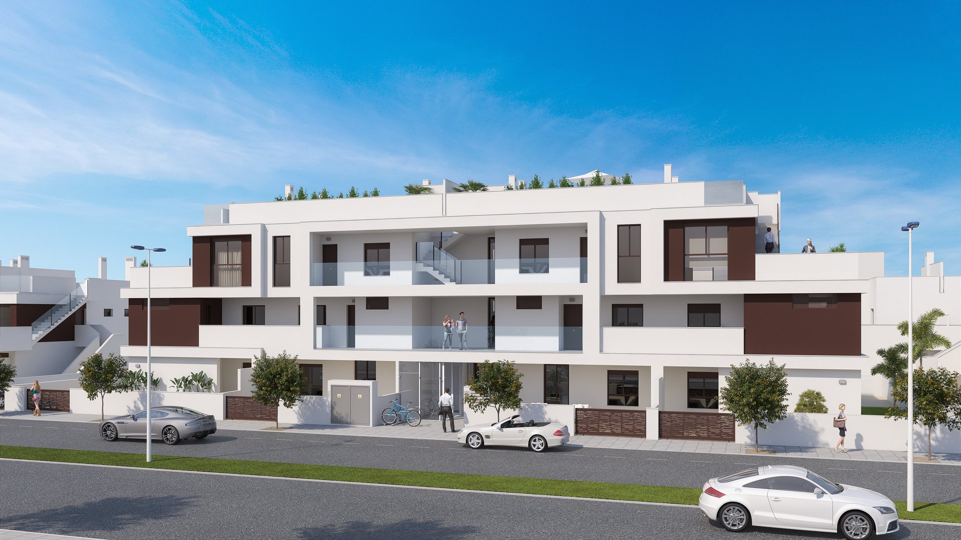 Bliźniak w Torre de la Horadada, Alicante, Hiszpania 3 sypialnie, 99 mkw. nr 136362