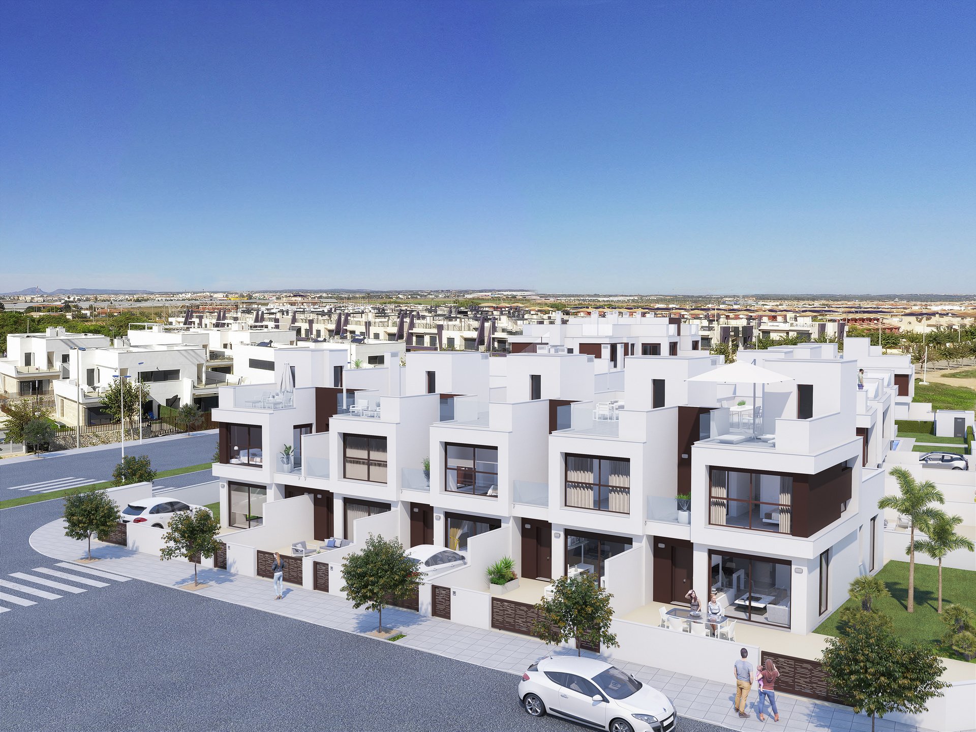 Bliźniak w Torre de la Horadada, Alicante, Hiszpania 3 sypialnie, 99 mkw. nr 136362