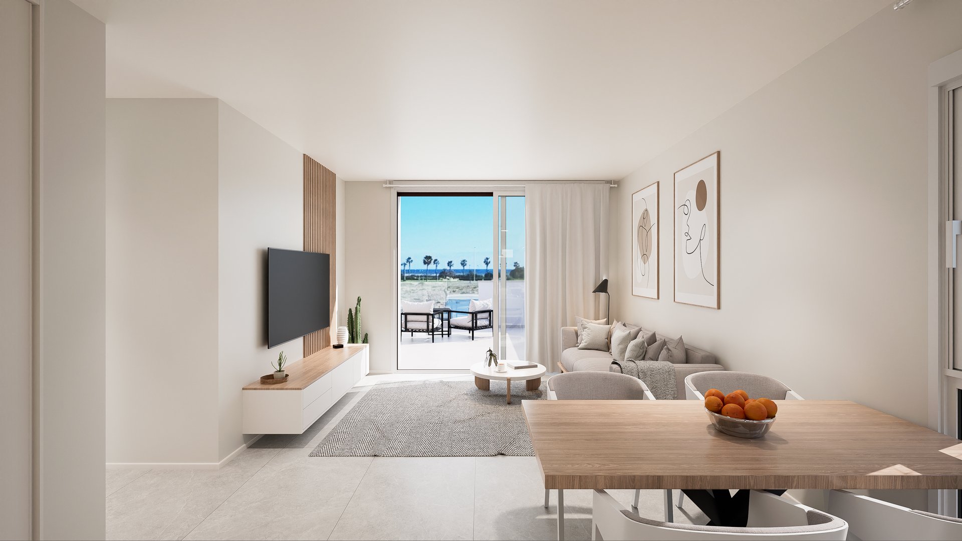 Bliźniak w Torre de la Horadada, Alicante, Hiszpania 3 sypialnie, 99 mkw. nr 136362