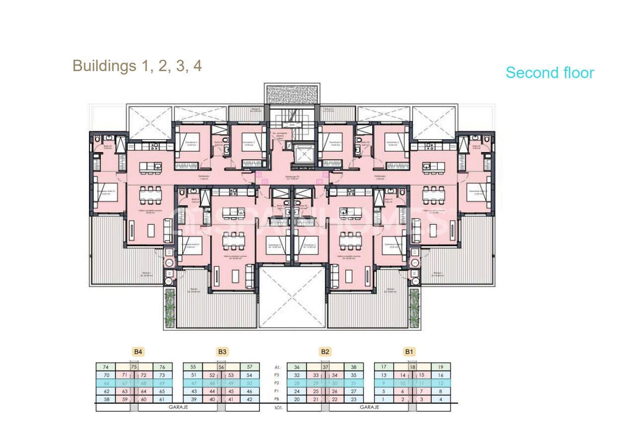 Apartamento en Torre-Pacheco, Murcia, España 3 dormitorios, 91 m2 No. 147232