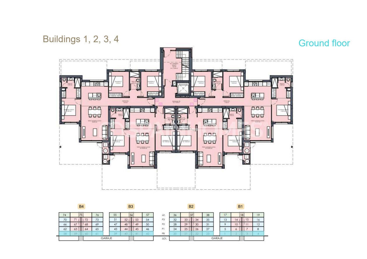 Apartamento en Torre-Pacheco, Murcia, España 3 dormitorios, 91 m2 No. 147232