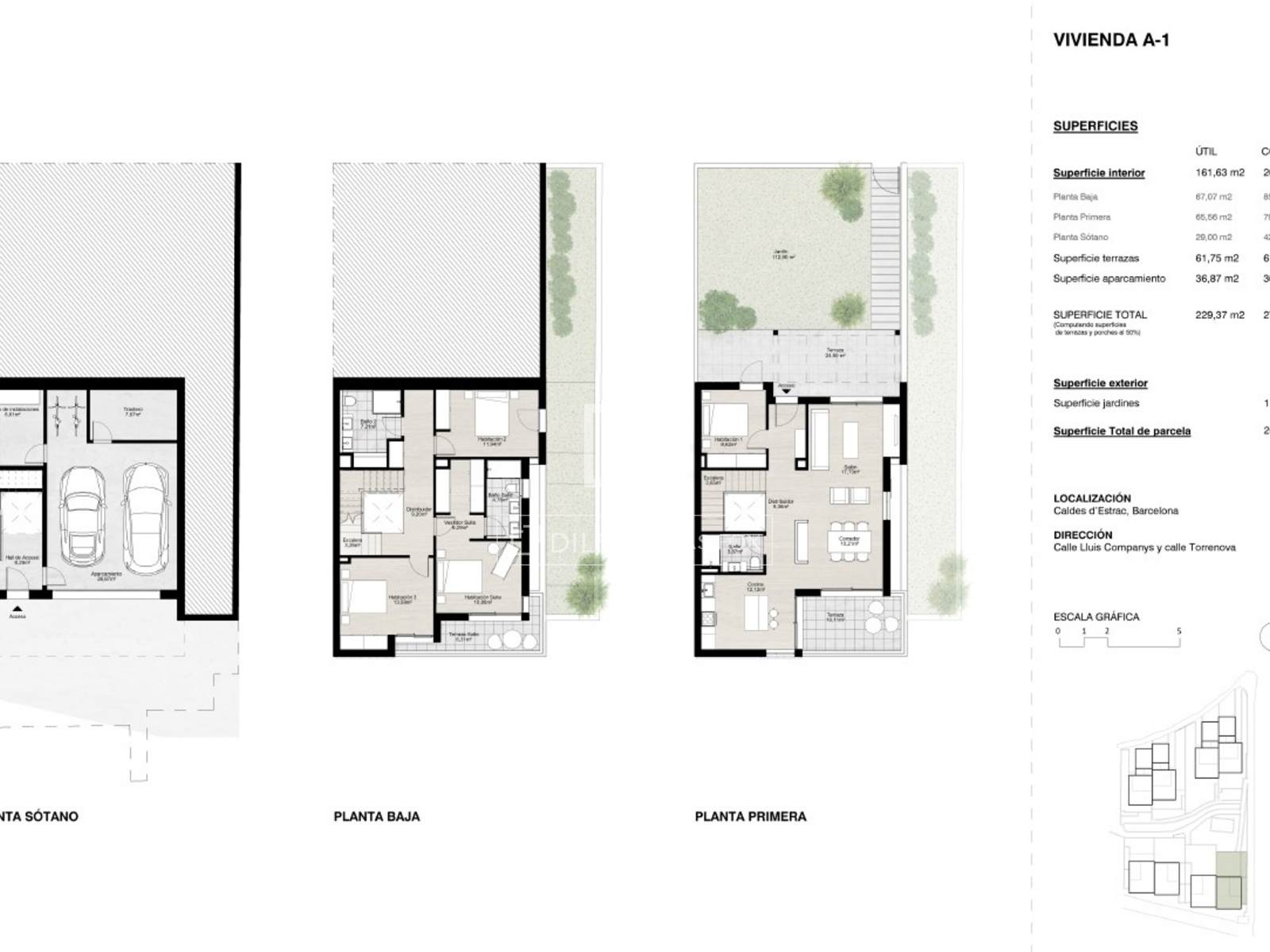 Villa a Caldes d'Estrac, Barcelona, Spagna 4 camere da letto, 275 mq. N° 150666