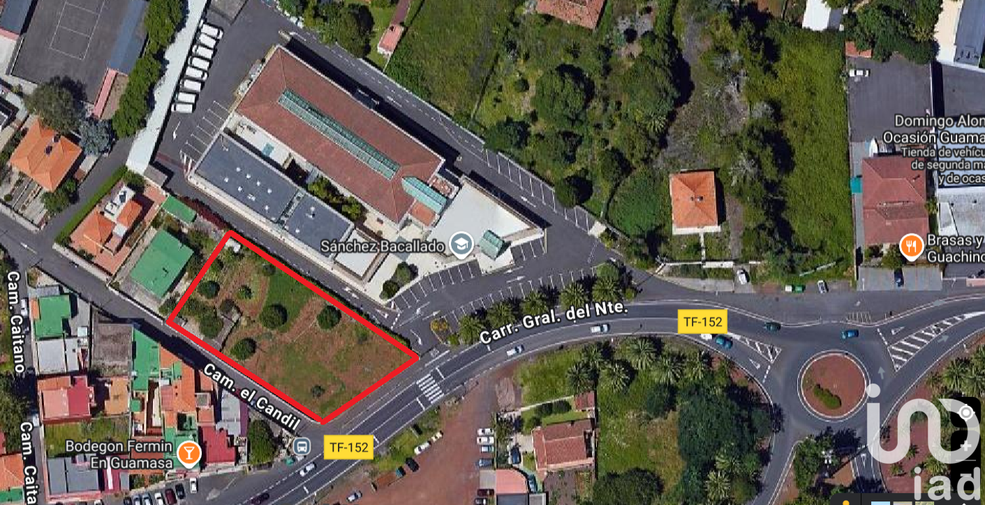 Tomt i San Cristobal de La Laguna, Tenerife, Spanien 1395 kvm. Nr. 153061