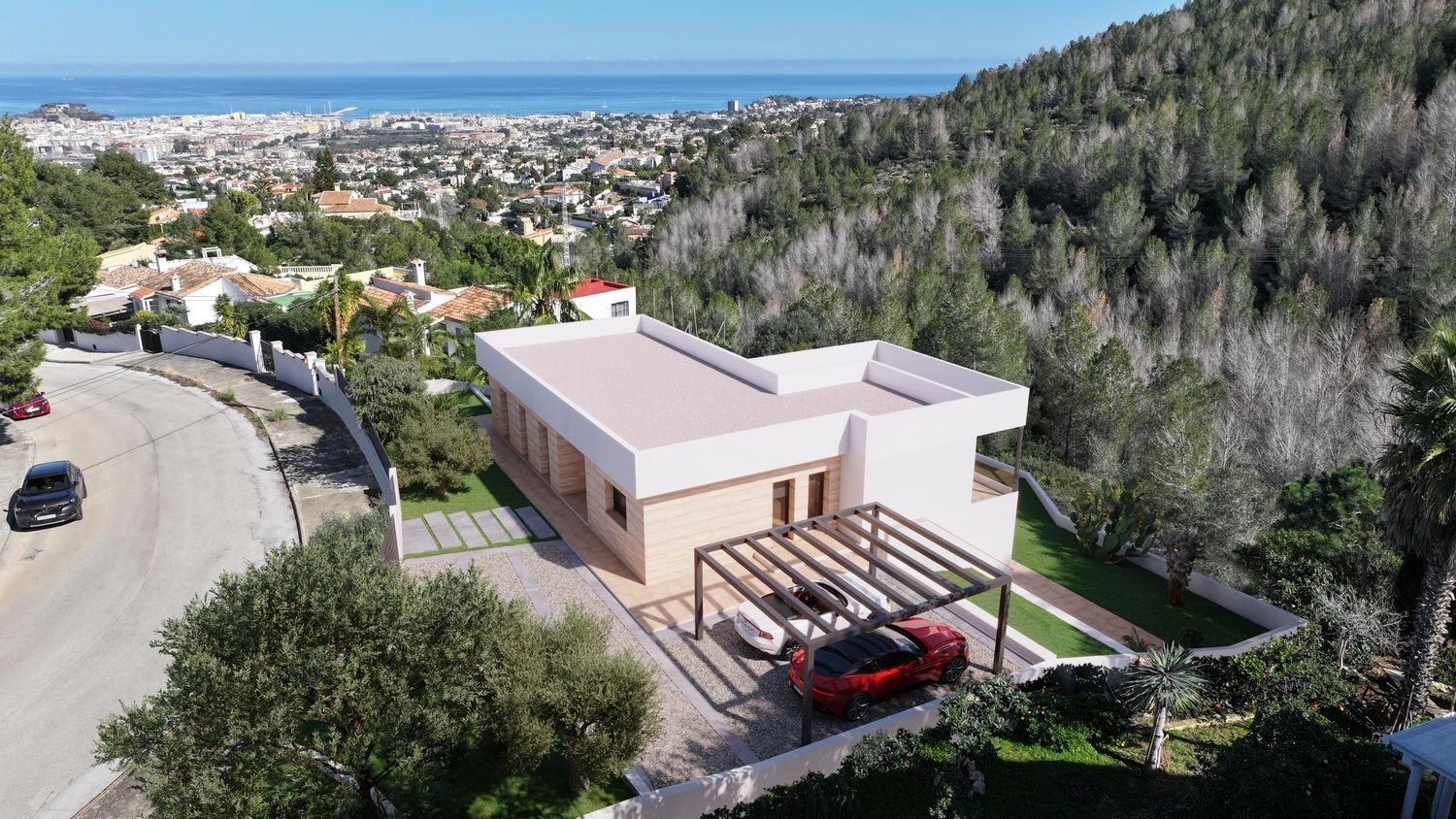 Huvila Denia, Alicante, Espanja 3 makuuhuonetta, 210 m2 No. 195666