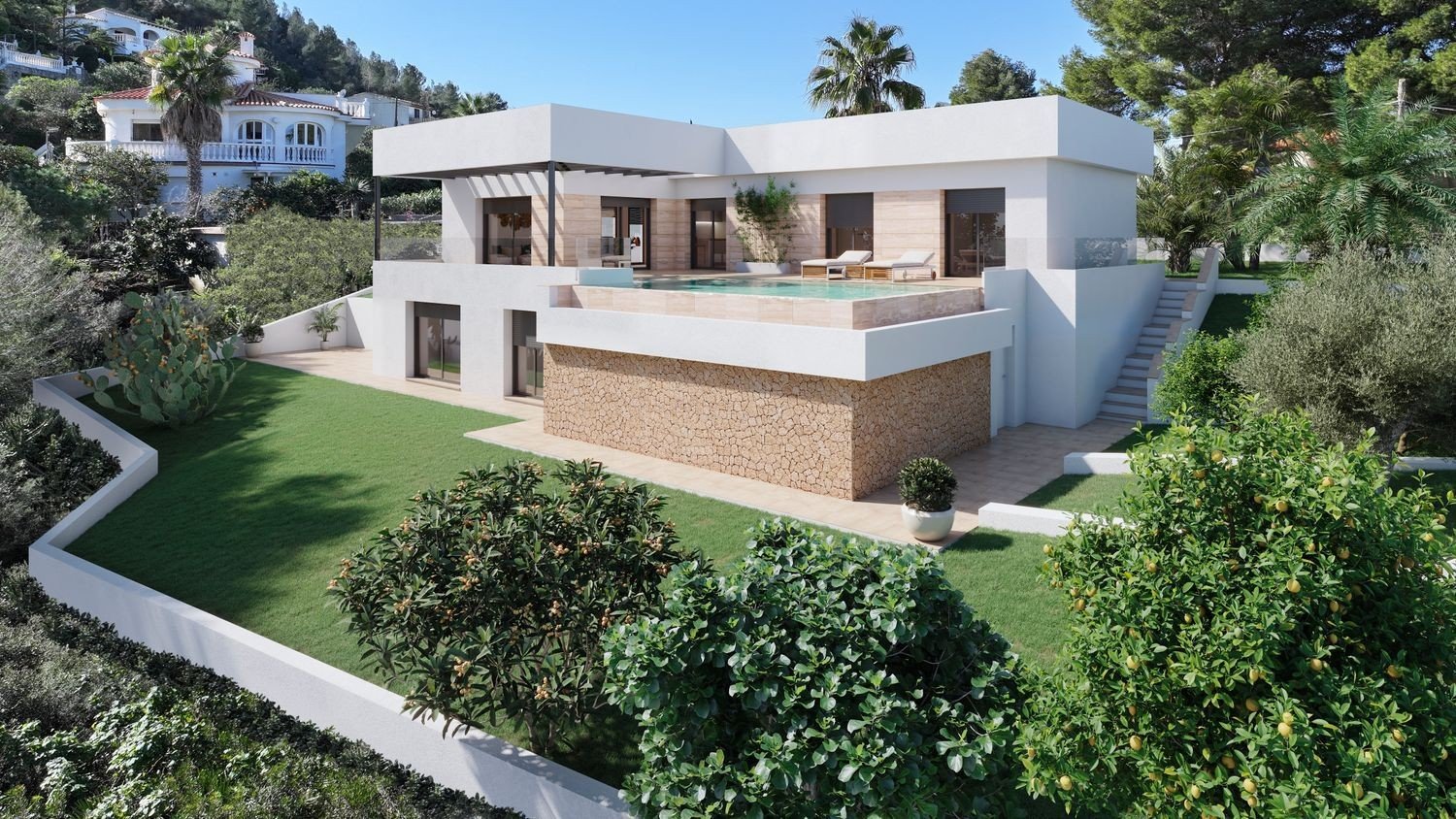 Huvila Denia, Alicante, Espanja 3 makuuhuonetta, 210 m2 No. 195666