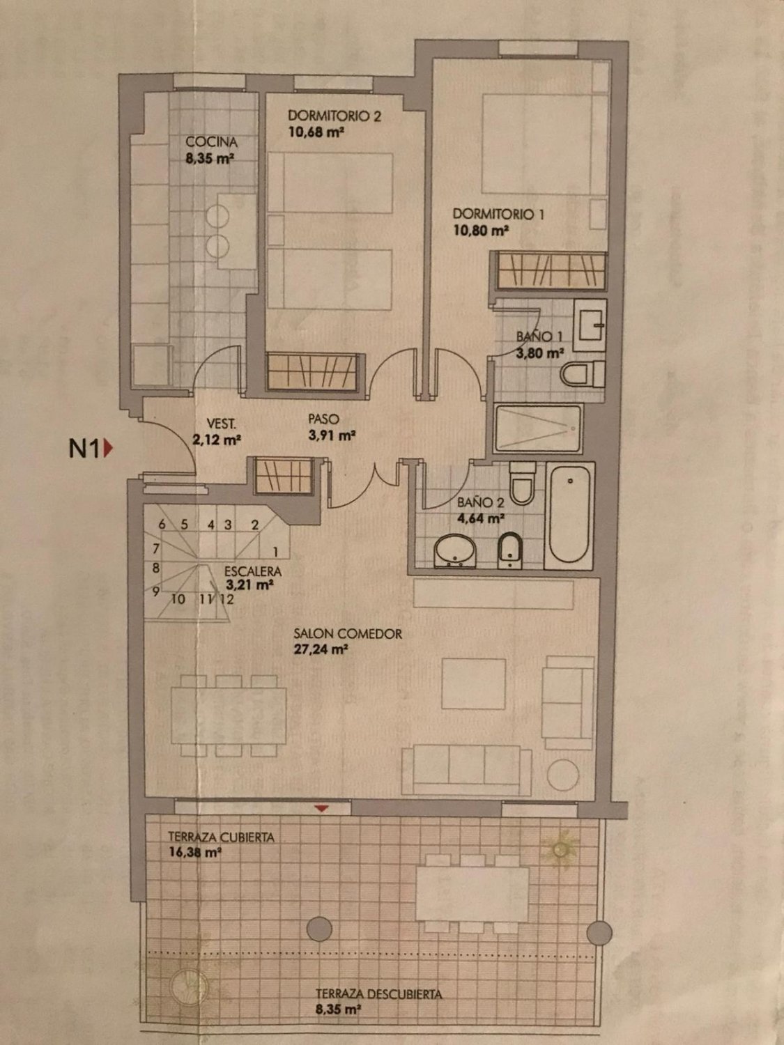 Penthouse in Alicante, Spain 4 bedrooms, 190 sq.m. No. 166575