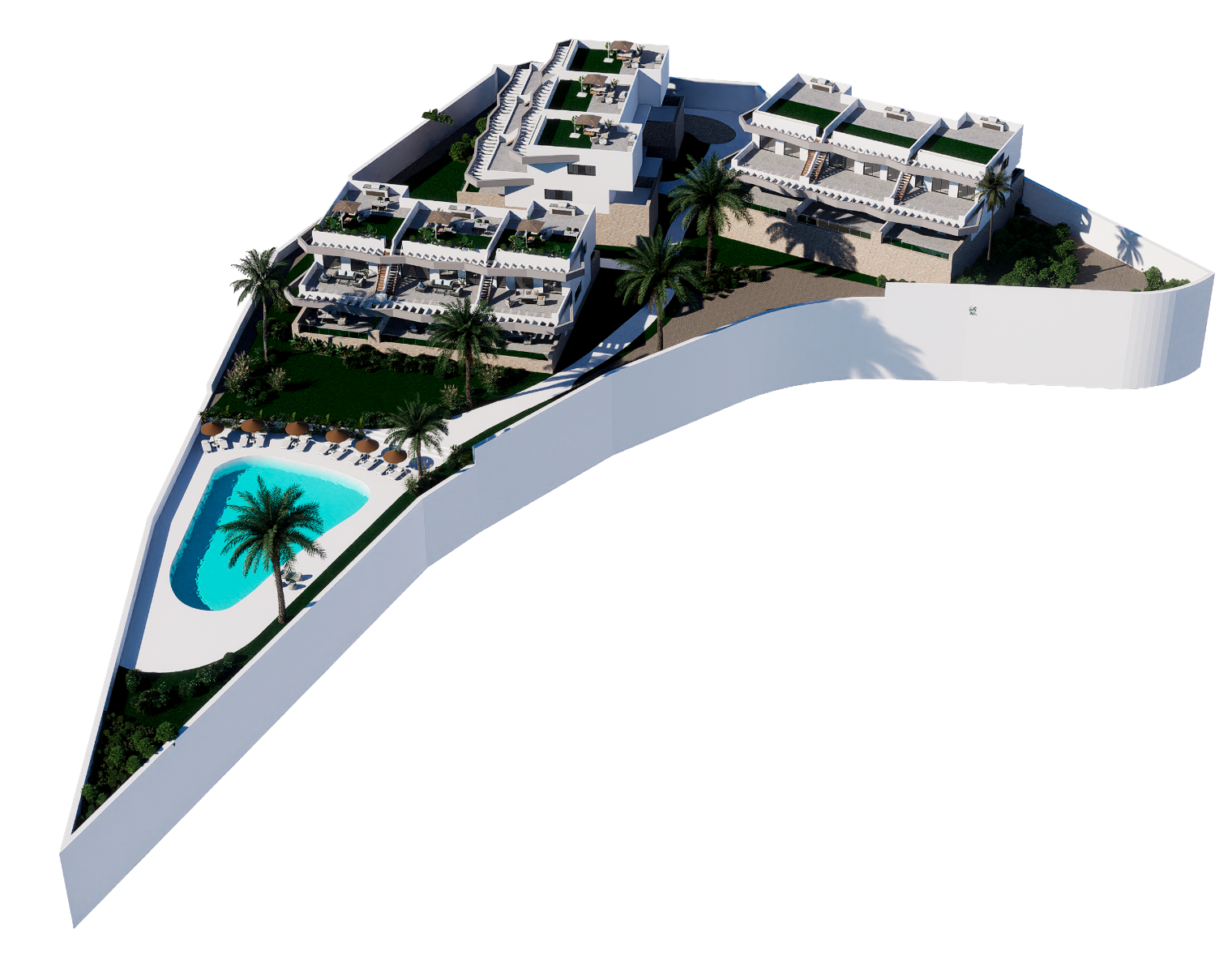 Bungalo Benidorm, Alicante, Spānijā 2 istabas, 170 m2 Nr. 133645