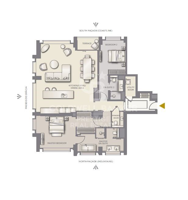 Apartament w Barcelona, Hiszpania 2 sypialnie, 235 mkw. nr 158610