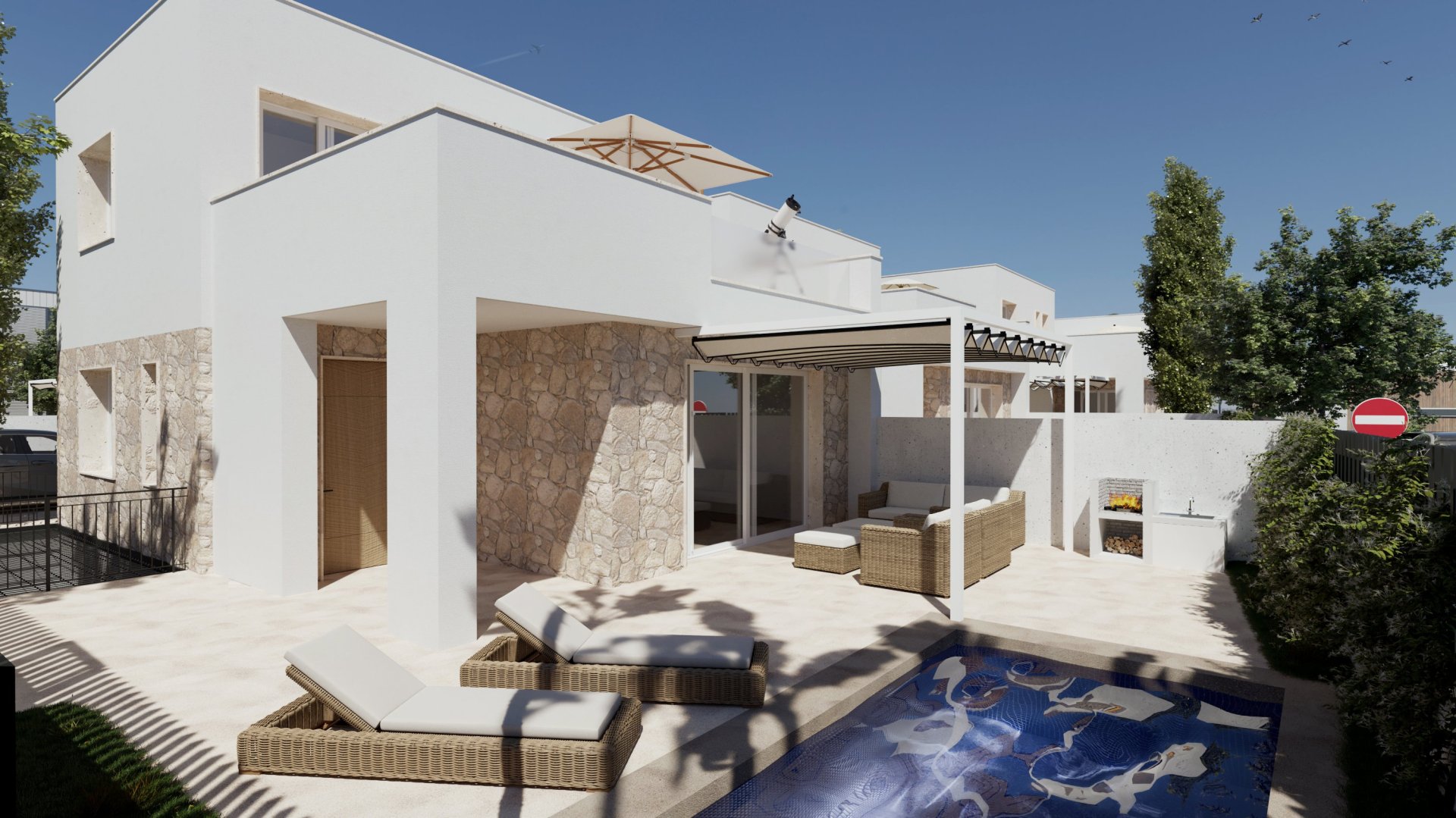 Villa à Hondon De Las Nieves, Alicante, Espagne 3 chambres, 228 m2 No. 163245