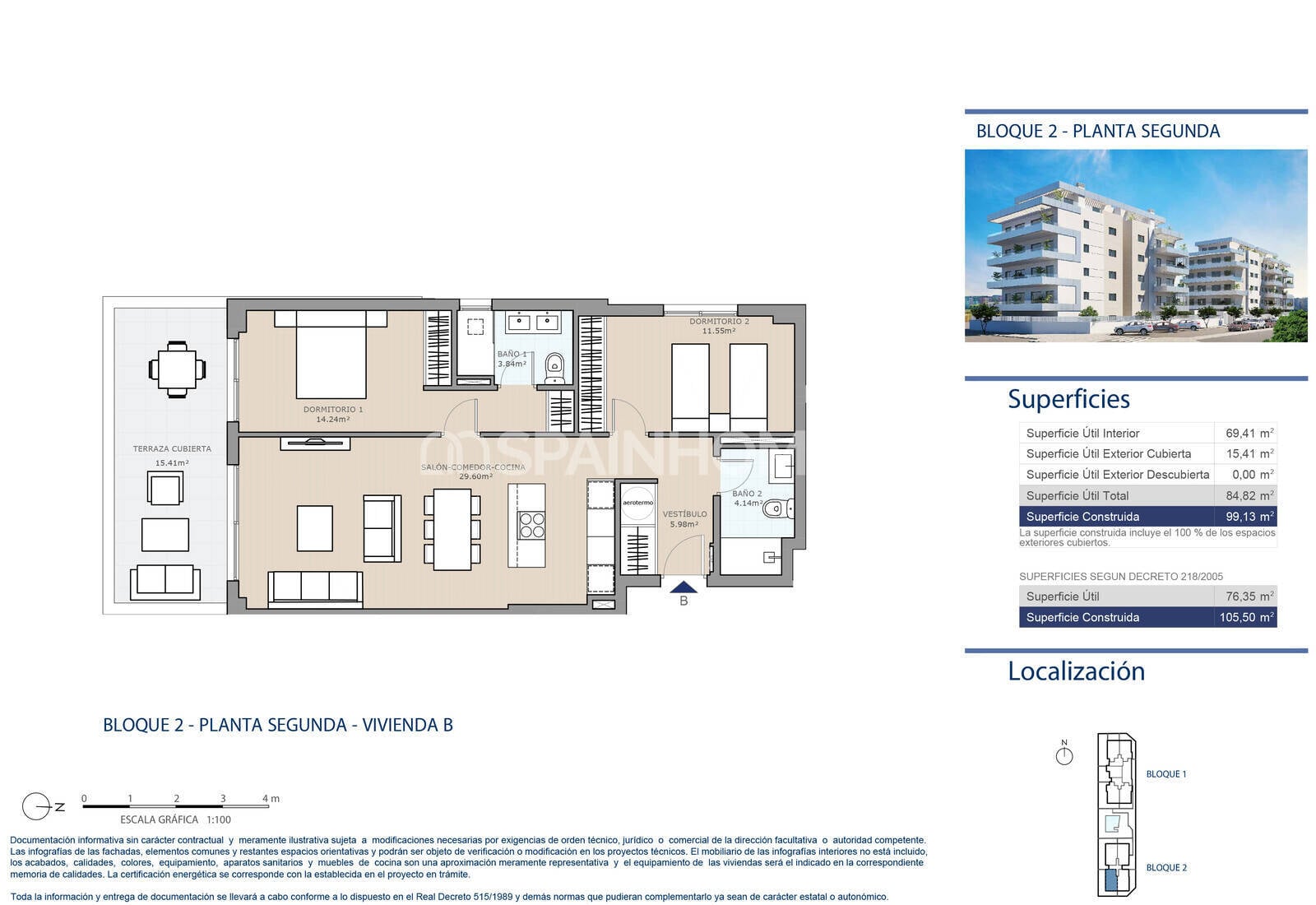 Huoneisto Mijas, Malaga, Espanja 2 makuuhuonetta, 63 m2 No. 192421