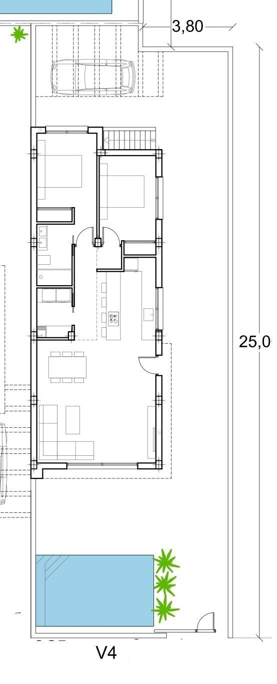 Villa a Los Alcazares, Murcia, Spagna 2 camere da letto, 90 mq. N° 187412