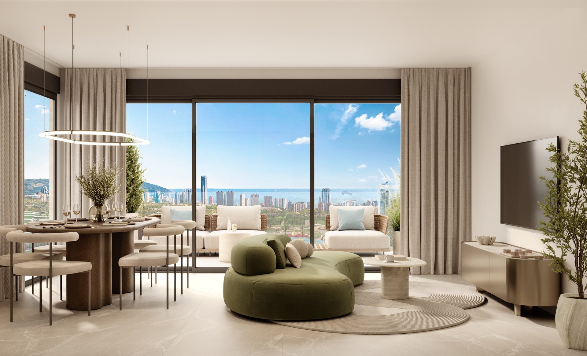 Bungalo Benidorm, Alicante, Spānijā 2 istabas, 126 m2 Nr. 154539