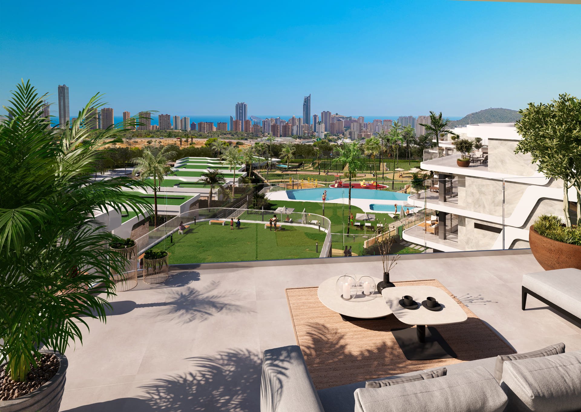Apartamento en Benidorm, Alicante, España 3 dormitorios, 122 m2 No. 154538