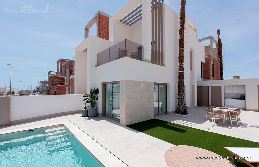 Villa en Los Alcázares, Murcia, España 3 dormitorios, 99 m2 No. 161123
