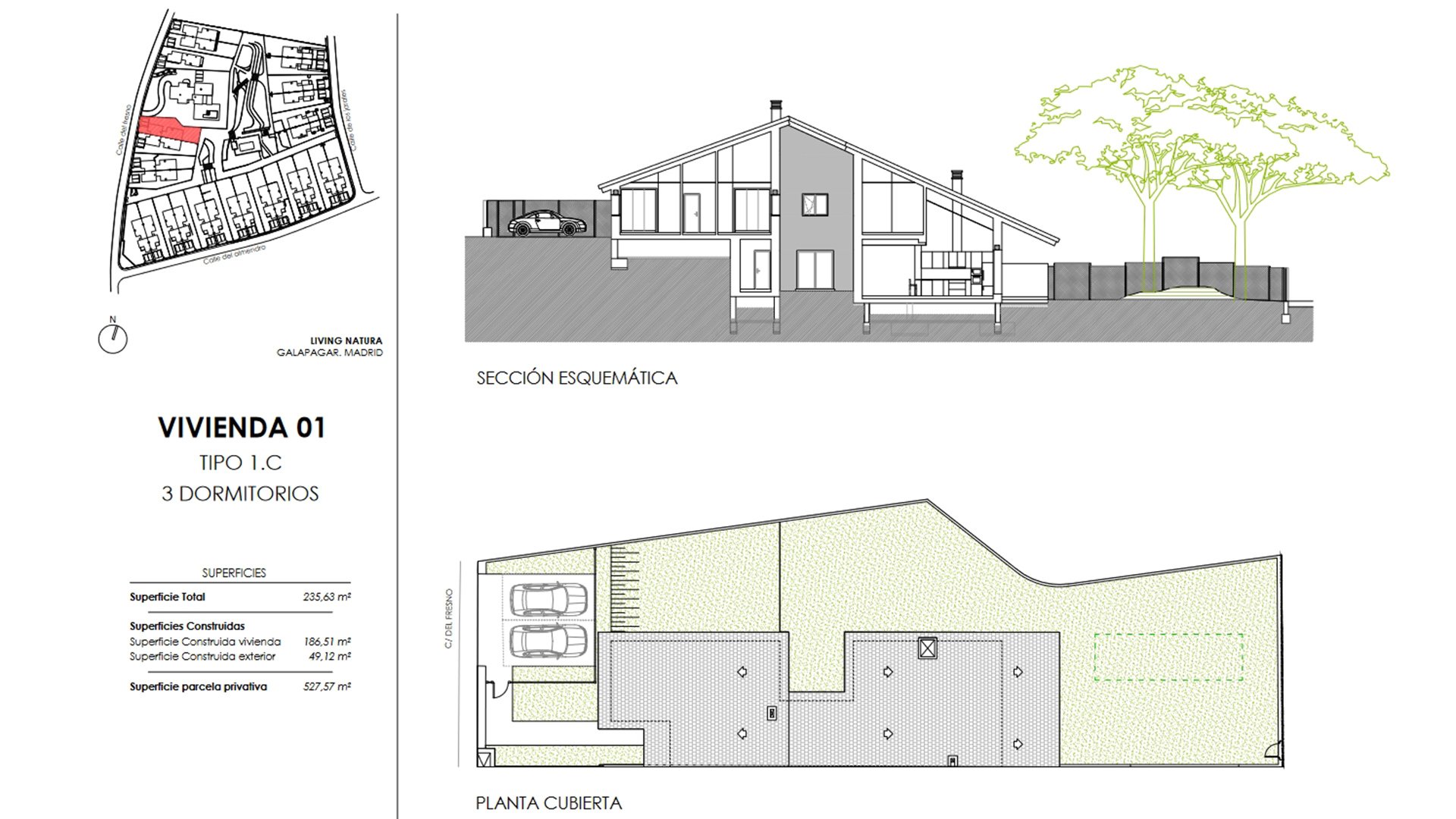 Villa in Living Natura, Colmenarejo, Madrid, Spanien 3 Schlafzimmer, 135.08 m2 Nr. 73818